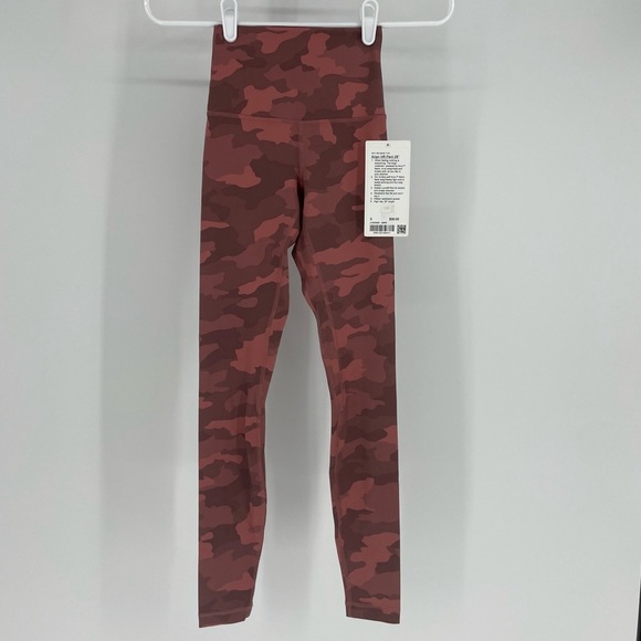 LULULEMON NWT ALIGN HIGH RISE PANT 28” LEGGING HERITAGE 365 CAMO BRIER ROSE MULT - Picture 3 of 7